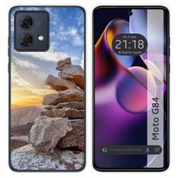 Funda Silicona para Motorola Moto G84 5G diseño Sunset Dibujos