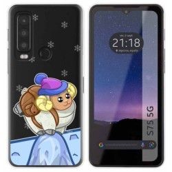 Funda Silicona Transparente para CAT S75 5G diseño Cabra Dibujos
