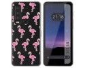 Funda Silicona Transparente para CAT S75 5G diseño Flamenco Dibujos