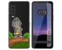 Funda Silicona Transparente para CAT S75 5G diseño Mono Dibujos