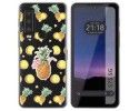 Funda Silicona Transparente para CAT S75 5G diseño Piña Dibujos