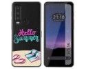 Funda Silicona Transparente para CAT S75 5G diseño Summer Dibujos