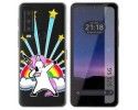 Funda Silicona Transparente para CAT S75 5G diseño Unicornio Dibujos
