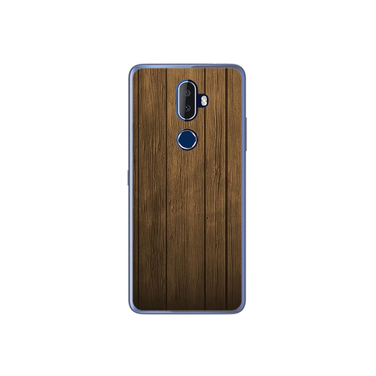 Funda Gel Tpu para Alcatel 3V Diseño Madera Dibujos