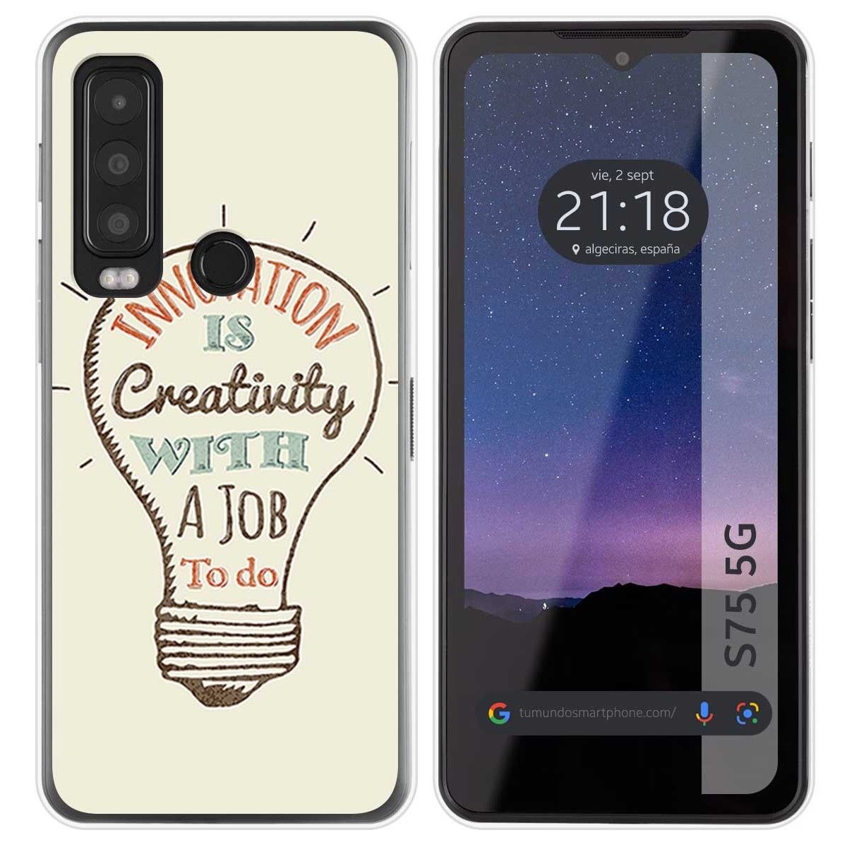 Funda Silicona para CAT S75 5G diseño Creativity Dibujos