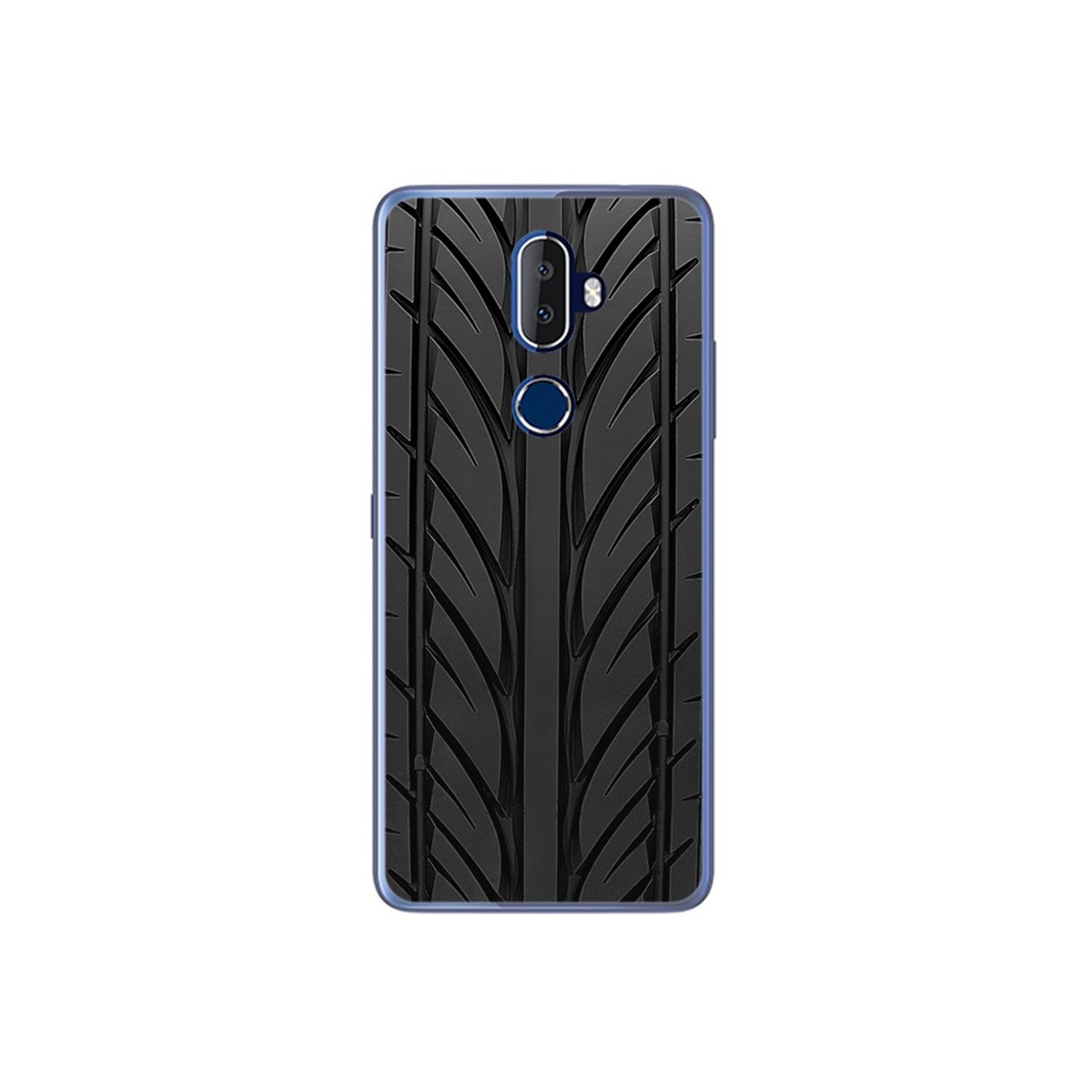 Funda Gel Tpu para Alcatel 3V Diseño Neumatico Dibujos