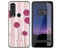 Funda Silicona para CAT S75 5G diseño Flores Vintage Dibujos