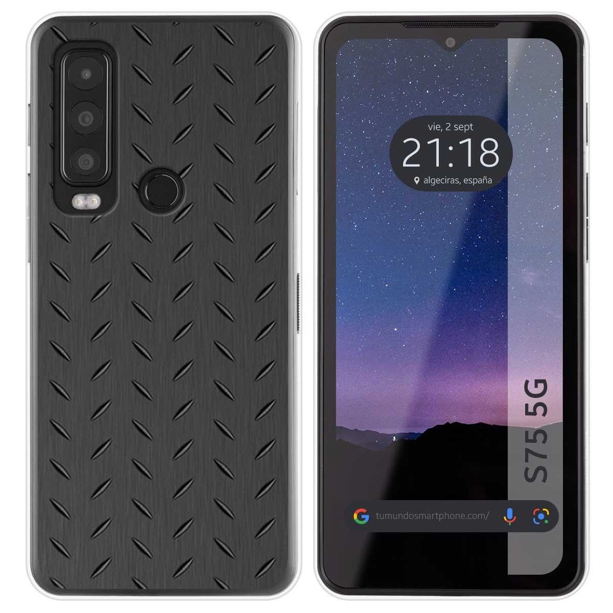 Funda Silicona para CAT S75 5G diseño Metal Dibujos