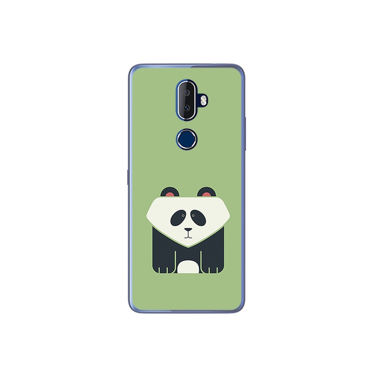 Funda Gel Tpu para Alcatel 3V Diseño Panda Dibujos