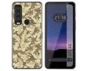 Funda Silicona para CAT S75 5G diseño Sand Camuflaje Dibujos