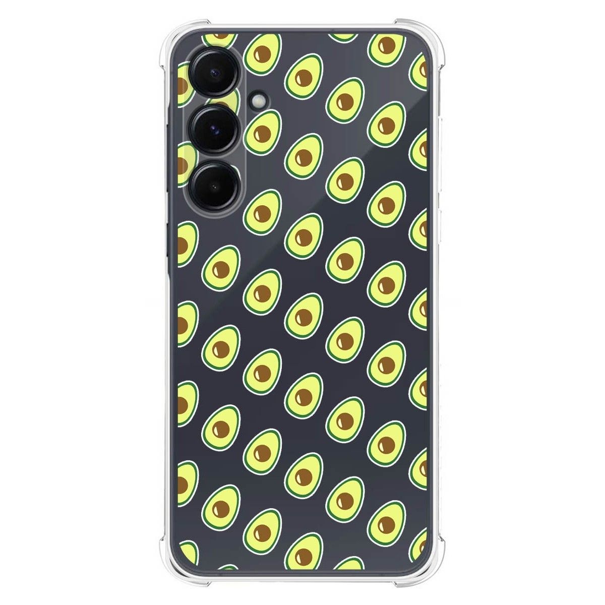 Funda Silicona Antigolpes para Samsung Galaxy A35 5G diseño Aguacate Dibujos