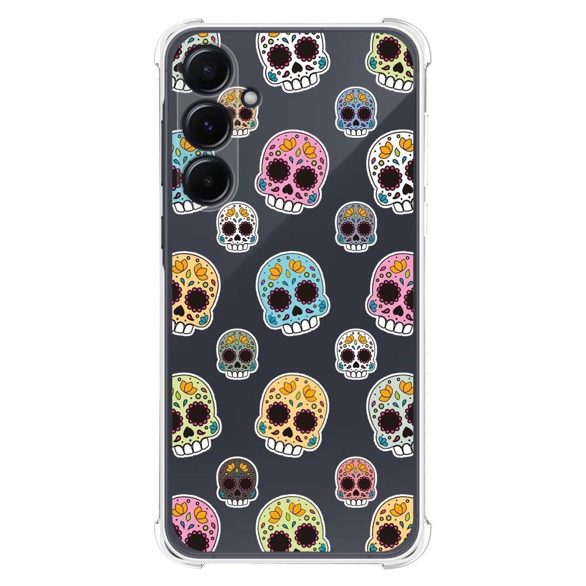 Funda Silicona Antigolpes para Samsung Galaxy A35 5G diseño Catrina Dibujos