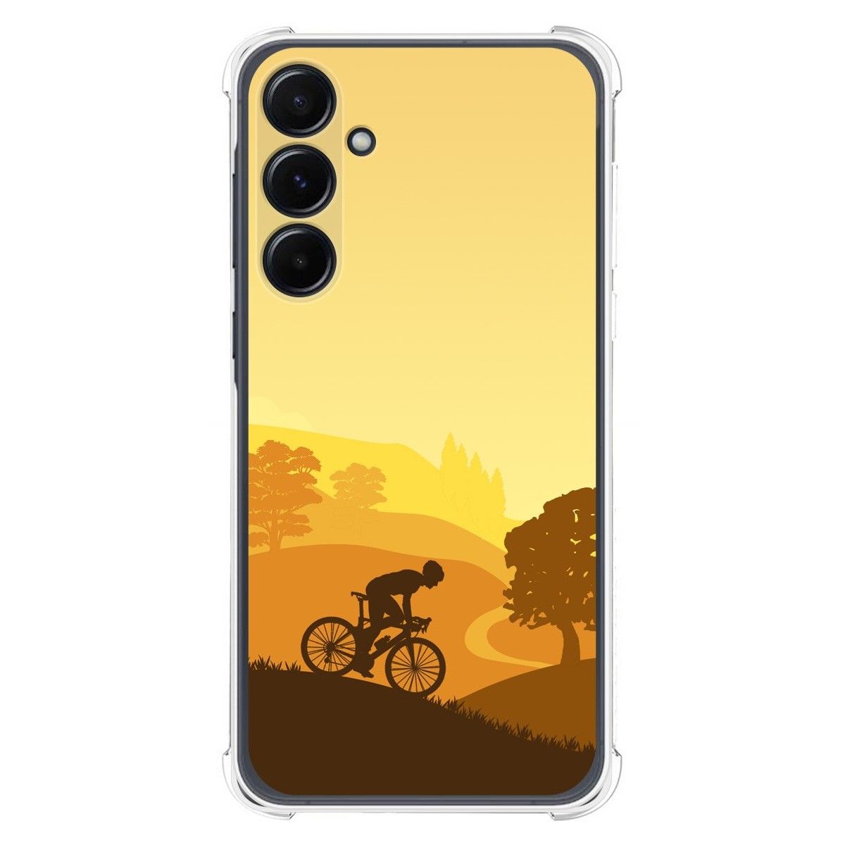 Funda Silicona Antigolpes para Samsung Galaxy A35 5G diseño Ciclista Dibujos