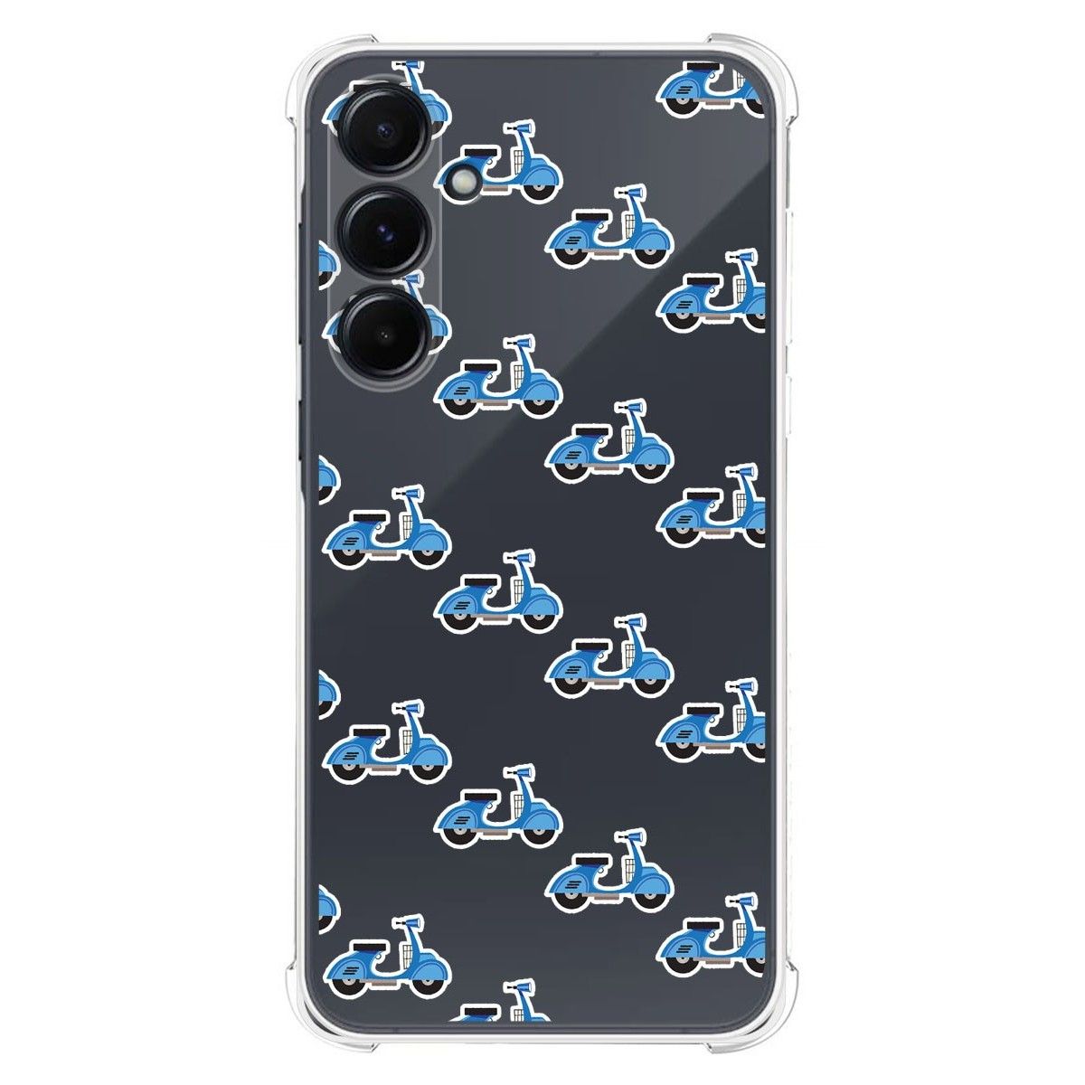 Funda Silicona Antigolpes para Samsung Galaxy A35 5G diseño Scooter Dibujos