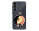 Funda Silicona Antigolpes para Samsung Galaxy A35 5G diseño Hombre Escalada Dibujos