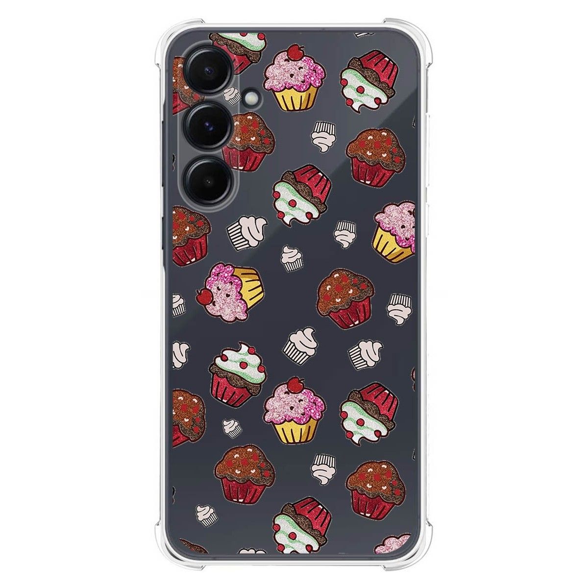 Funda Silicona Antigolpes para Samsung Galaxy A35 5G diseño Muffins Dibujos