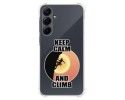 Funda Silicona Antigolpes para Samsung Galaxy A35 5G diseño Mujer Escalada Dibujos