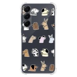 Funda Silicona Antigolpes para Samsung Galaxy A35 5G diseño Perros Dibujos