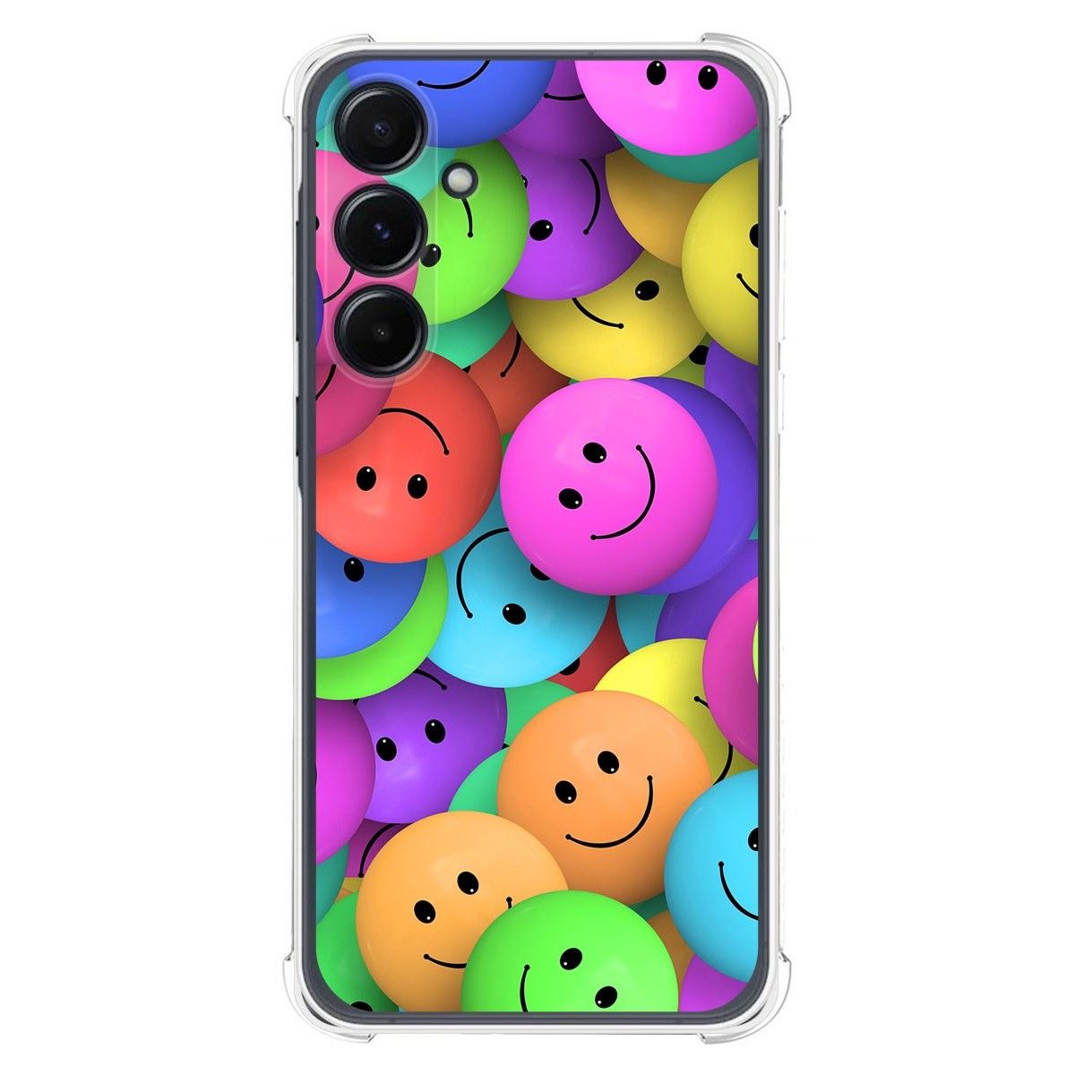 Funda Silicona Antigolpes para Samsung Galaxy A35 5G diseño Smile Dibujos