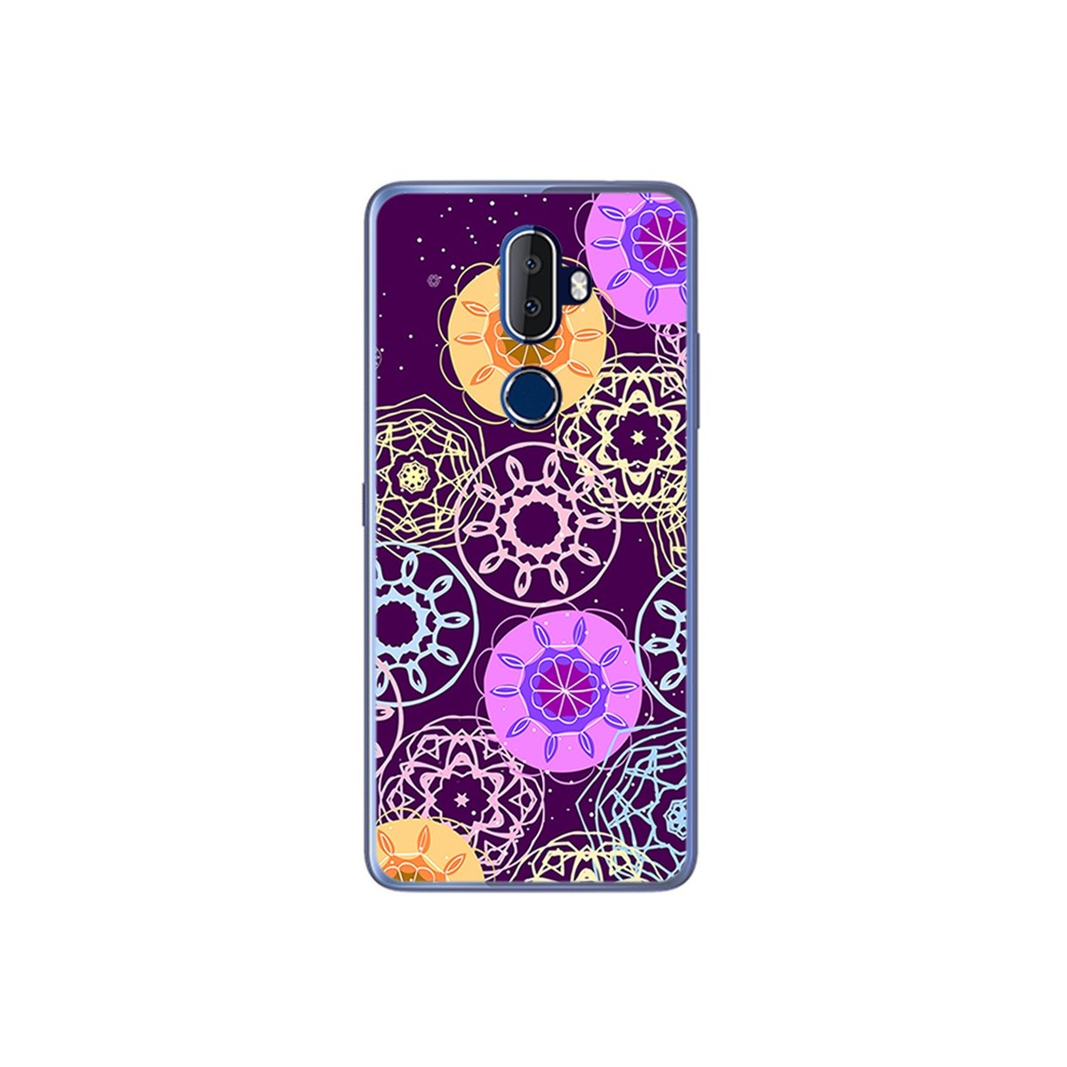 Funda Gel Tpu para Alcatel 3V Diseño Radial Dibujos