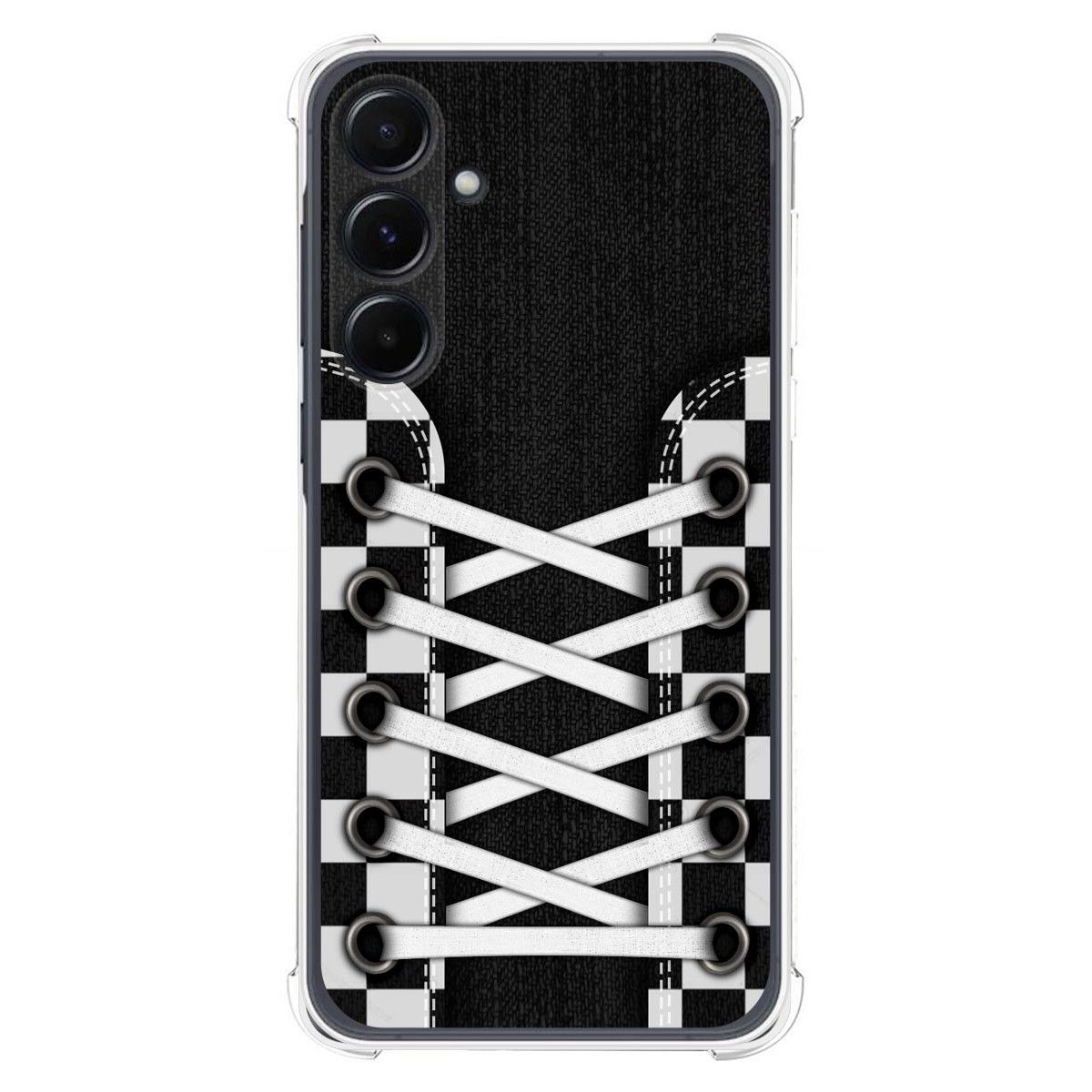 Funda Silicona Antigolpes para Samsung Galaxy A35 5G diseño Zapatillas 03 Dibujos