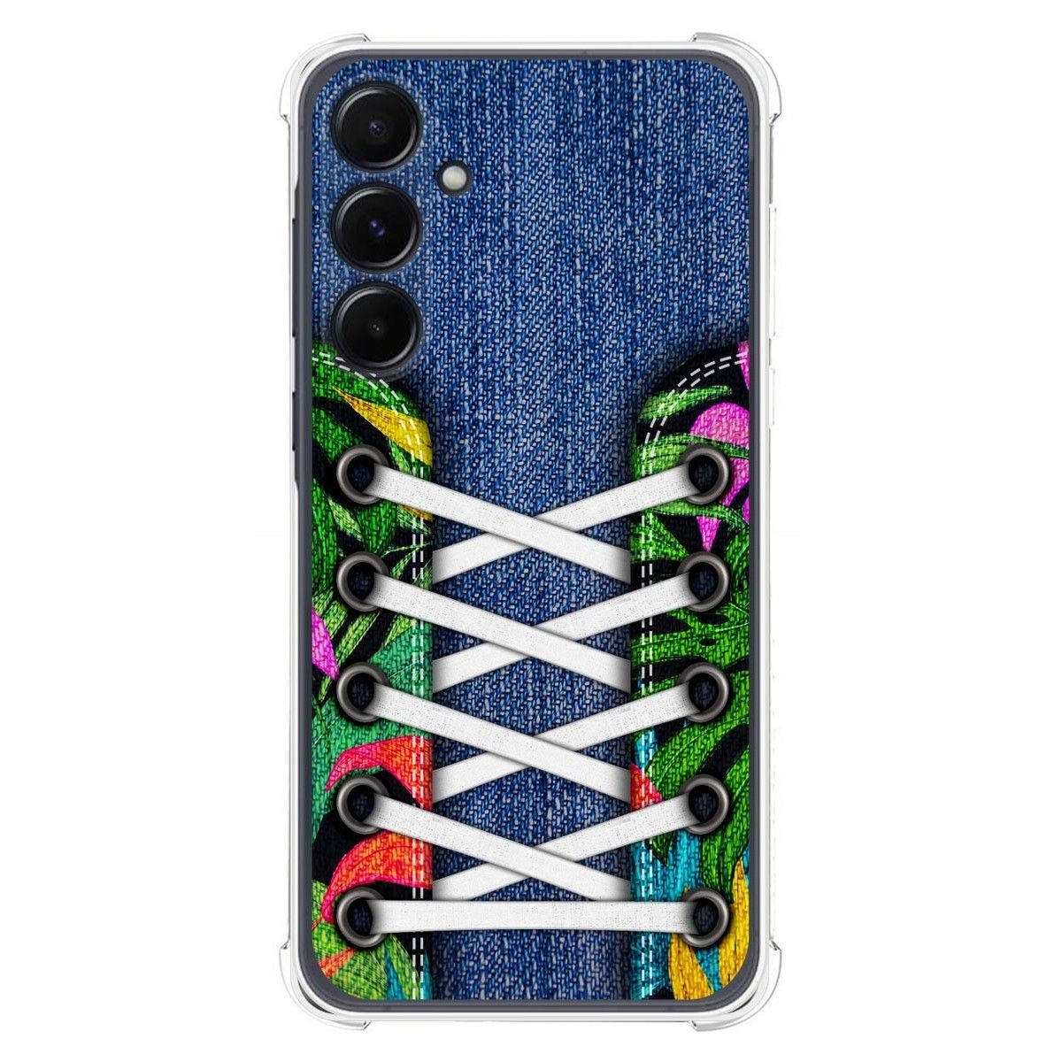 Funda Silicona Antigolpes para Samsung Galaxy A35 5G diseño Zapatillas 13 Dibujos