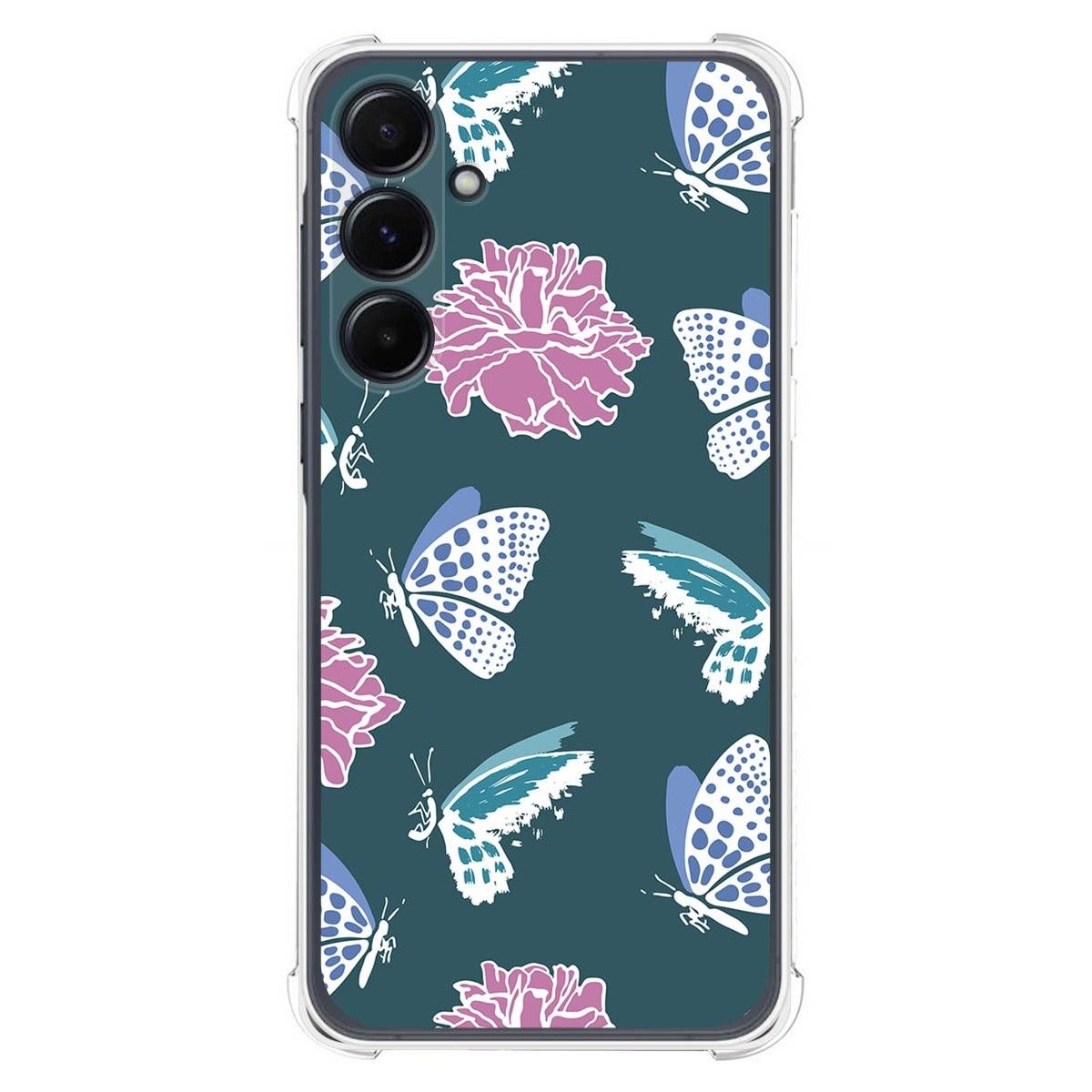 Funda Silicona Antigolpes para Samsung Galaxy A35 5G diseño Flores 10 Dibujos