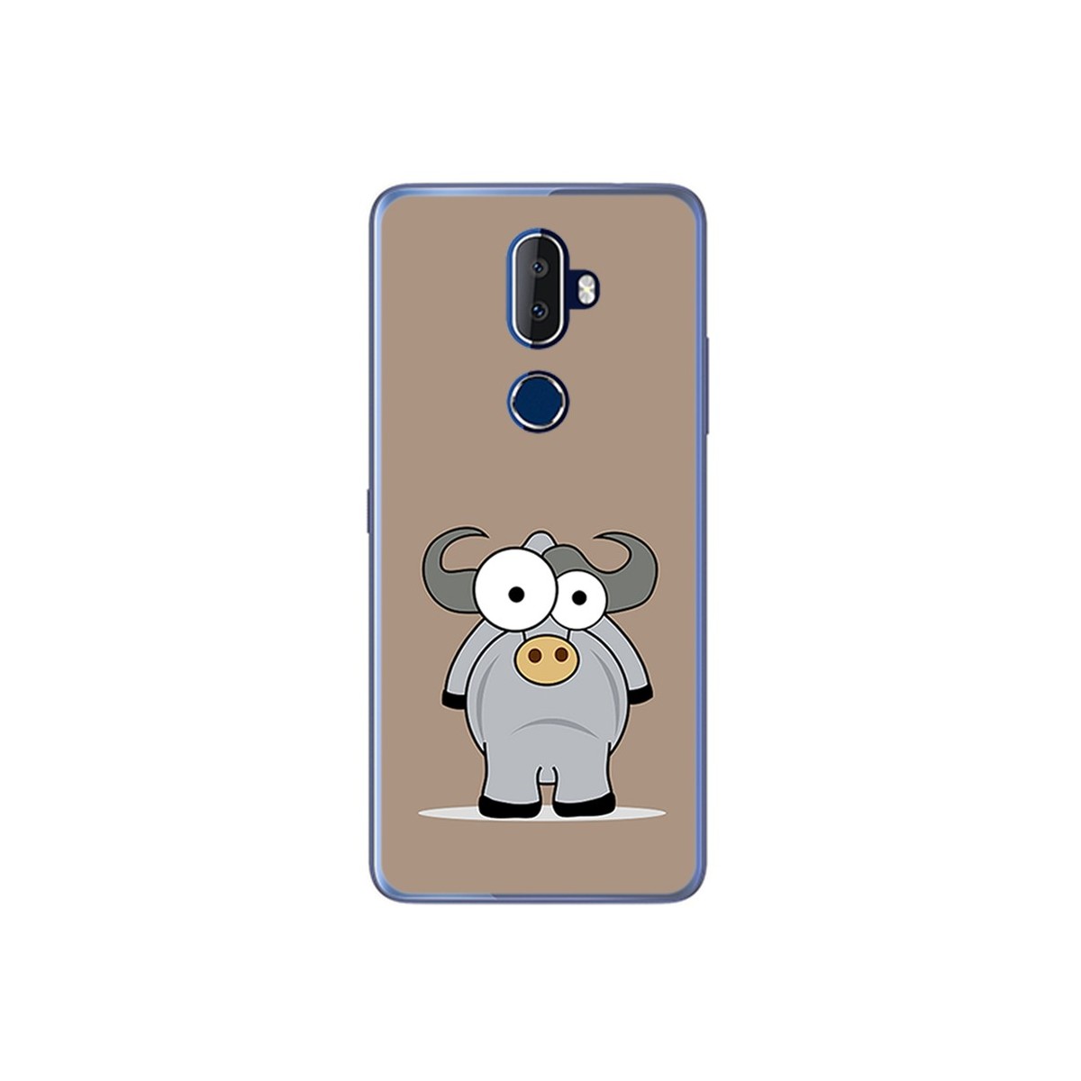 Funda Gel Tpu para Alcatel 3V Diseño Toro Dibujos