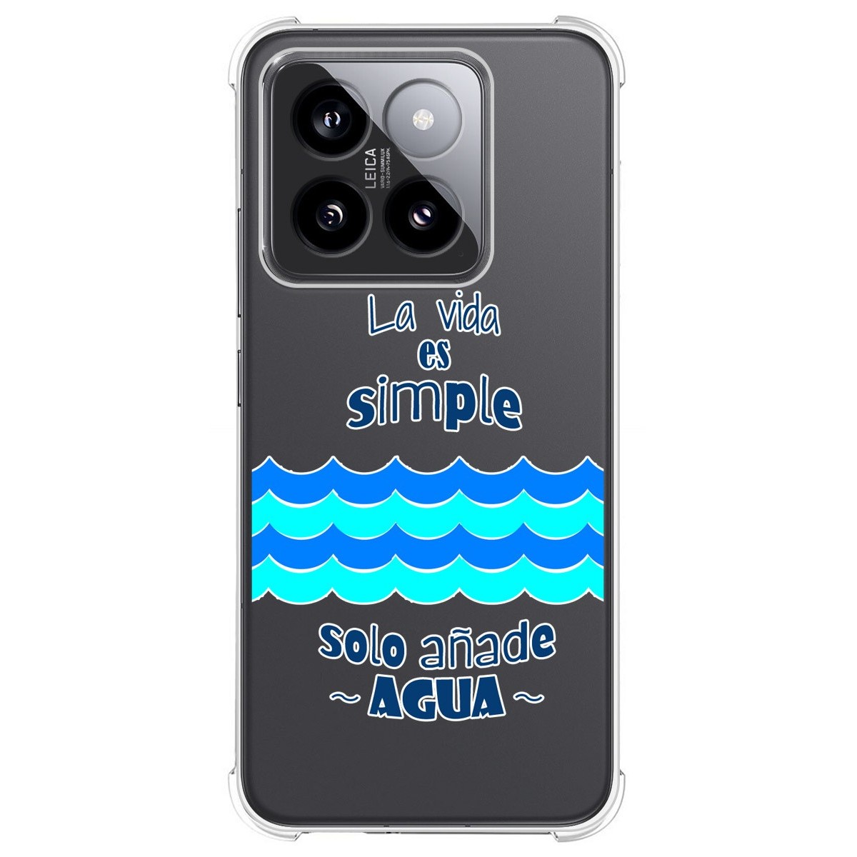 Funda Silicona Antigolpes para Xiaomi 14 5G diseño Agua Dibujos