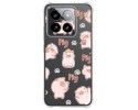 Funda Silicona Antigolpes para Xiaomi 14 5G diseño Cerdos Dibujos