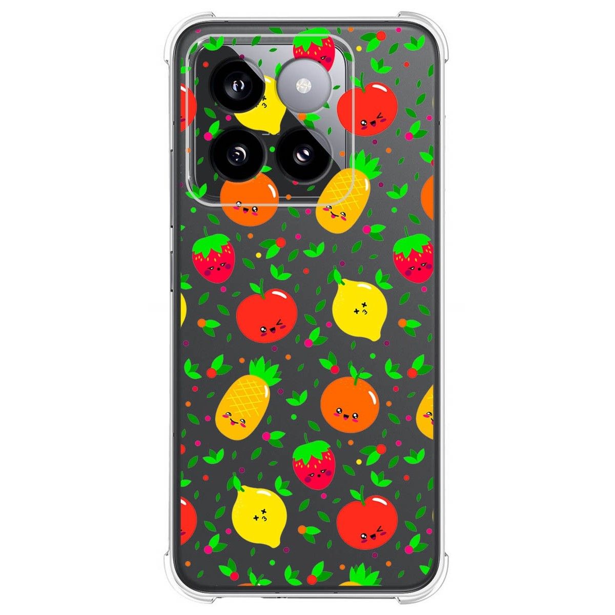 Funda Silicona Antigolpes para Xiaomi 14 5G diseño Frutas 01 Dibujos