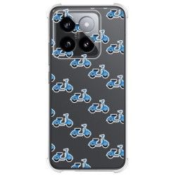 Funda Silicona Antigolpes para Xiaomi 14 5G diseño Scooter Dibujos