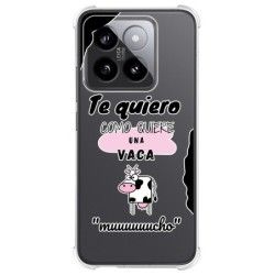 Funda Silicona Antigolpes para Xiaomi 14 5G diseño Vaca Dibujos