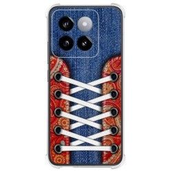 Funda Silicona Antigolpes para Xiaomi 14 5G diseño Zapatillas 11 Dibujos