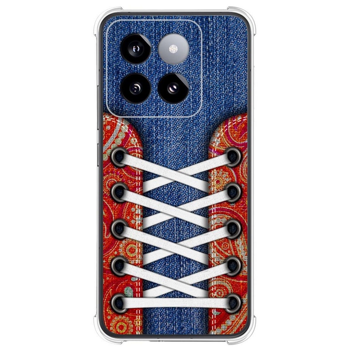 Funda Silicona Antigolpes para Xiaomi 14 5G diseño Zapatillas 11 Dibujos