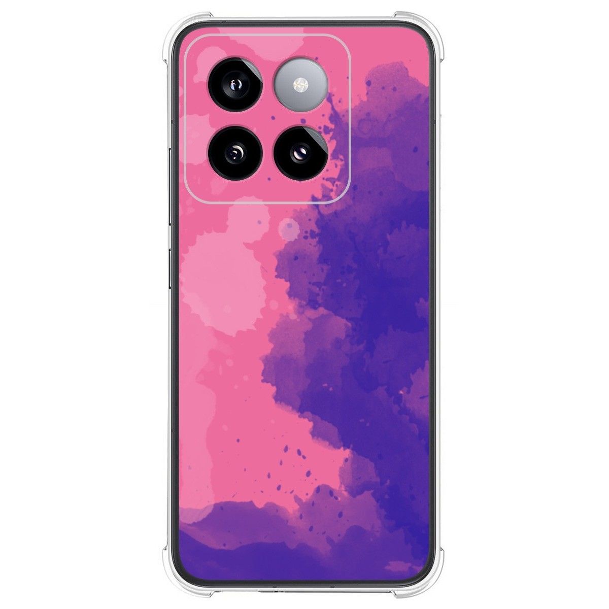 Funda Silicona Antigolpes para Xiaomi 14 5G diseño Acuarela 07 Dibujos