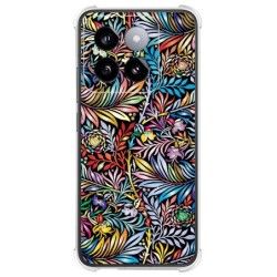 Funda Silicona Antigolpes para Xiaomi 14 5G diseño Flores 04 Dibujos
