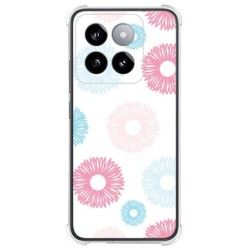 Funda Silicona Antigolpes para Xiaomi 14 5G diseño Flores 06 Dibujos