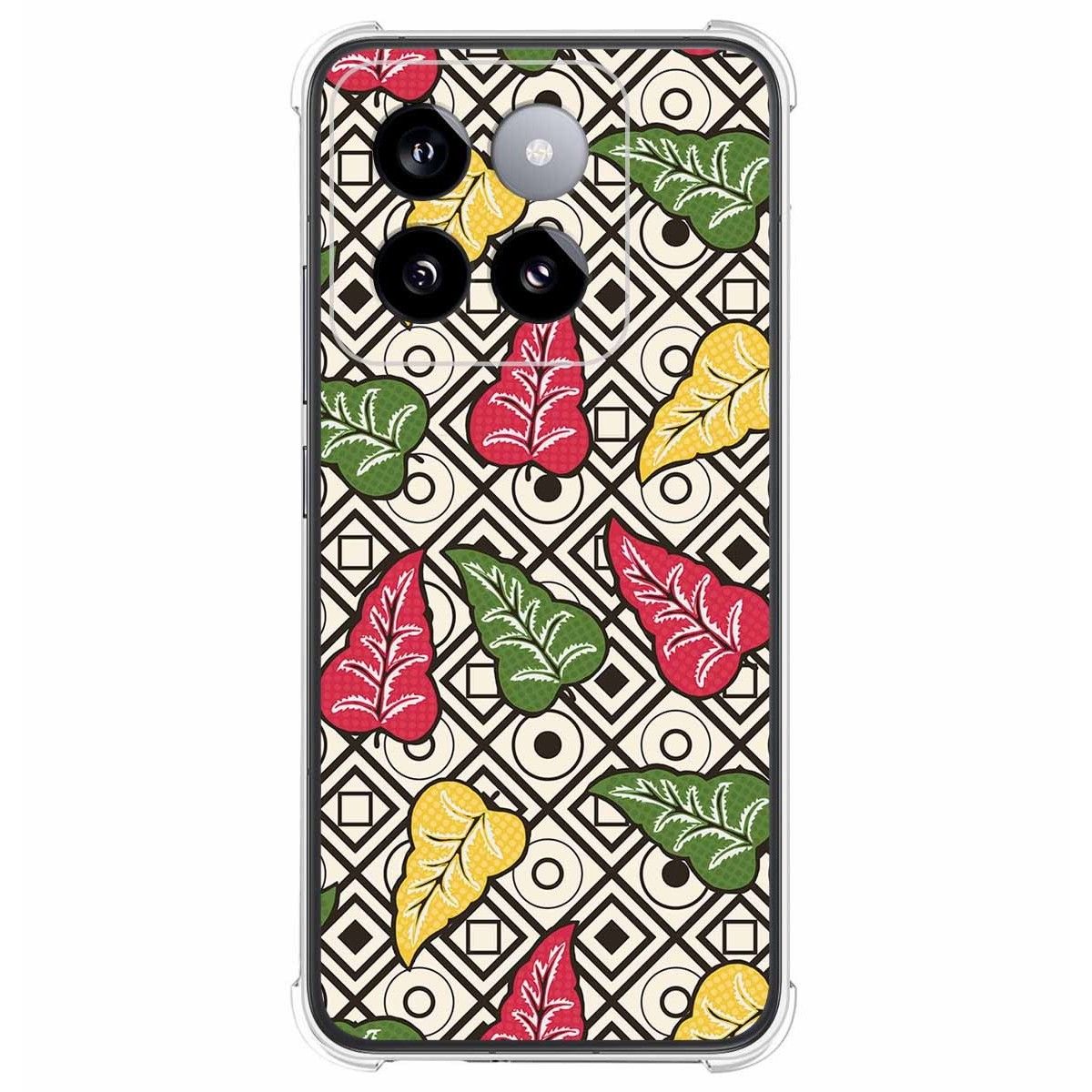 Funda Silicona Antigolpes para Xiaomi 14 5G diseño Flores 11 Dibujos