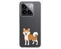 Funda Silicona Antigolpes para Xiaomi 14 5G diseño Perros 02 Dibujos