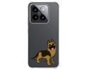 Funda Silicona Antigolpes para Xiaomi 14 5G diseño Perros 03 Dibujos