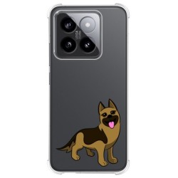 Funda Silicona Antigolpes para Xiaomi 14 5G diseño Perros 03 Dibujos
