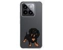 Funda Silicona Antigolpes para Xiaomi 14 5G diseño Perros 04 Dibujos