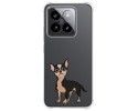 Funda Silicona Antigolpes para Xiaomi 14 5G diseño Perros 05 Dibujos
