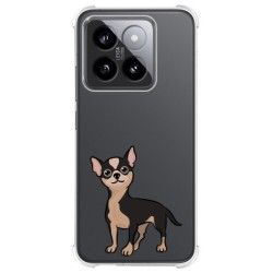 Funda Silicona Antigolpes para Xiaomi 14 5G diseño Perros 05 Dibujos