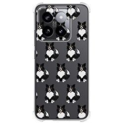 Funda Silicona Antigolpes para Xiaomi 14 5G diseño Perros 07 Dibujos
