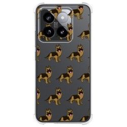 Funda Silicona Antigolpes para Xiaomi 14 5G diseño Perros 09 Dibujos
