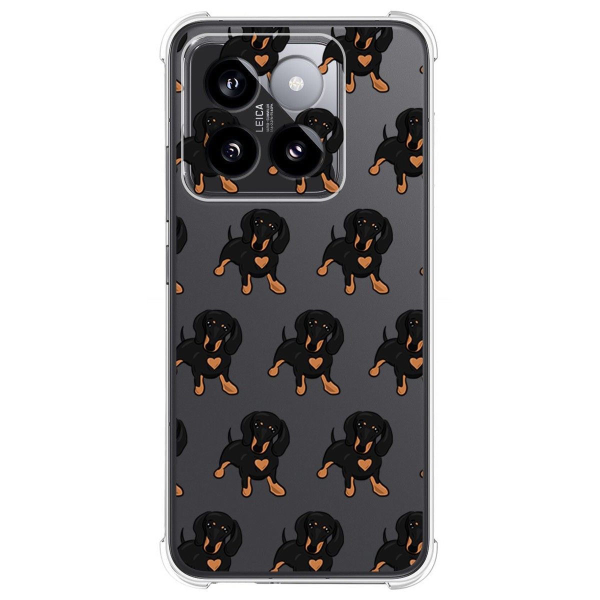 Funda Silicona Antigolpes para Xiaomi 14 5G diseño Perros 10 Dibujos
