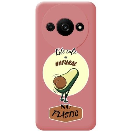 Funda Silicona Líquida Rosa para Xiaomi Redmi A3 diseño Culo Natural Dibujos