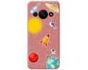 Funda Silicona Líquida Rosa para Xiaomi Redmi A3 diseño Espacio Dibujos